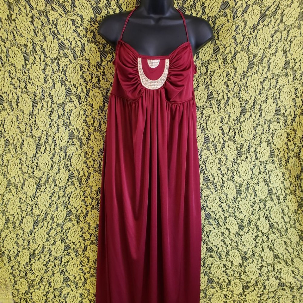 RARE Bill Tice 1970s Designer Vintage Empire Gown L/XL - Collector's Item